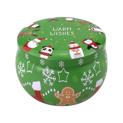 Caramelo respetuoso del medio ambiente modificado para requisitos particulares de Tin Gift Box For Christmas Halloween del metal