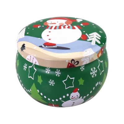 Caramelo respetuoso del medio ambiente modificado para requisitos particulares de Tin Gift Box For Christmas Halloween del metal