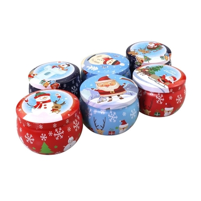 Caramelo respetuoso del medio ambiente modificado para requisitos particulares de Tin Gift Box For Christmas Halloween del metal