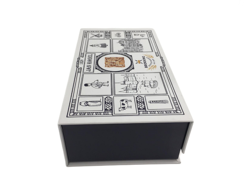 Caja de regalo de empaquetado cosmética del papel de lujo rígido de encargo al por mayor con la tapa