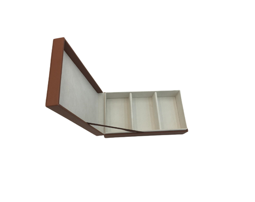 Caja de regalo de empaquetado magnética de regalo de la bufanda de lujo rígida plegable de la caja