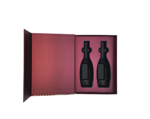 Caja de regalo de lujo de encargo con la tapa y bolsa de papel reemplazable de la cinta para el día de tarjetas del día de San Valentín