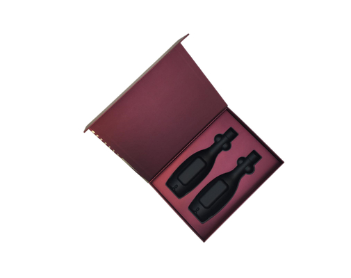 Caja de regalo de lujo de encargo con la tapa y bolsa de papel reemplazable de la cinta para el día de tarjetas del día de San Valentín