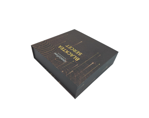 El sellado caliente grabó en relieve el rectángulo de encargo de Logo Luxury Custom Gift Box