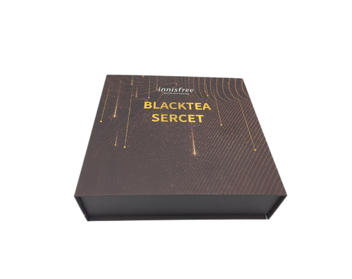 El sellado caliente grabó en relieve el rectángulo de encargo de Logo Luxury Custom Gift Box