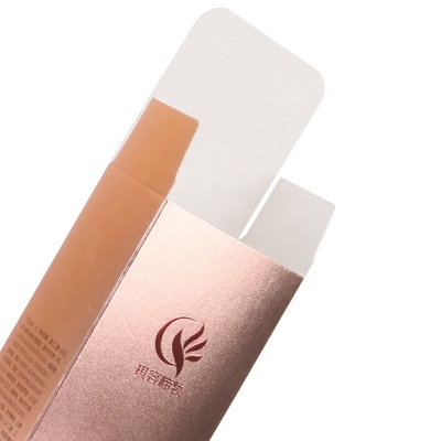 caja cosmética de lujo Rose Gold Paper Packaging de la botella del cuidado de piel 100ml