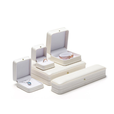 Caja de almacenamiento azul de acero magnífica de Ring Leather Gift Box Jewelry