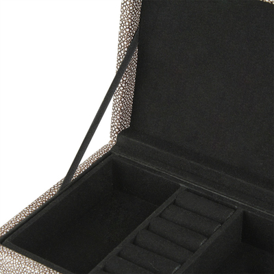 Caja de regalo de empaquetado de la imitación de cuero de regalo de la joyería adaptable de la caja