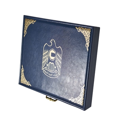 Caja de cuero avanzada del cartón del paquete del regalo de la caja de la cerradura de la caja de regalo