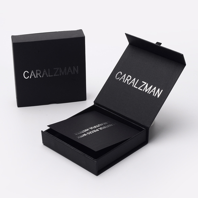 Espuma de encargo de Pin Magnetic Gift Box With de la solapa de la cartulina