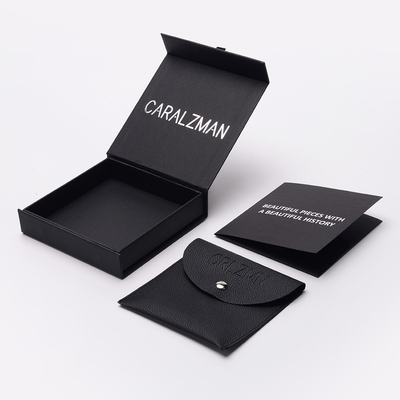 Espuma de encargo de Pin Magnetic Gift Box With de la solapa de la cartulina