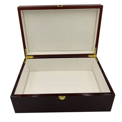 Nuevo mercado árabe de madera de la caja de regalo del perfume del cuero de mitad del diseño