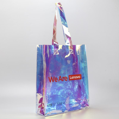 PVC transparente Tote Bag de Holograhicp Tote Shopping Bag Laser Clear