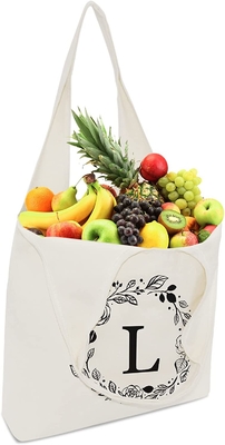La lona grande Tote Bag Reusable de las mujeres 5,91 x 4,45 x 3,7 pulgadas