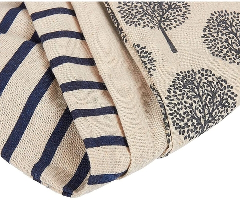 Paño Tote Bags reutilizable de la lona de algodón para el tendero, pulgadas de las compras 15x16.5