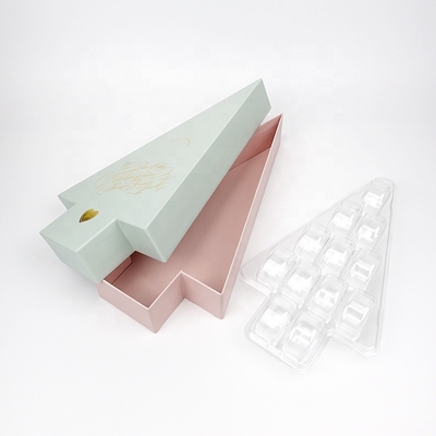Caja de embalaje de la cartulina de papel rígida del regalo de la Navidad que imprime el logotipo