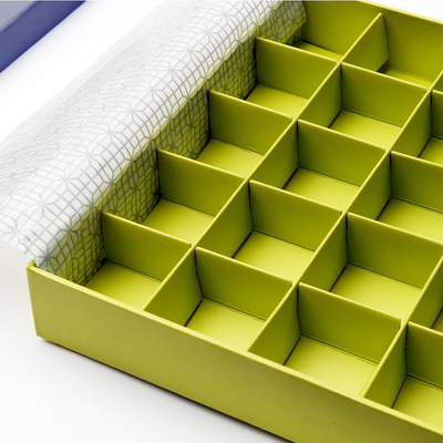 Caja de regalo de papel amistosa de Macaron del caramelo de Eco Tray Lid Base plástico