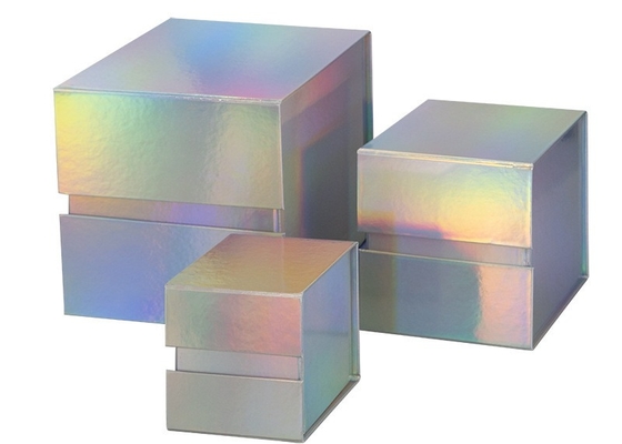 Buen precio Cajas de empaquetado cosméticas de lujo del maquillaje del paquete de la barra de labios de las pelucas magnéticas azules del plegado en abanico en línea