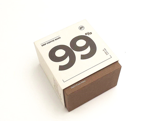 Buen precio La textura ondulada de M2M Coffee Packaging Boxes saca el empaquetado en línea
