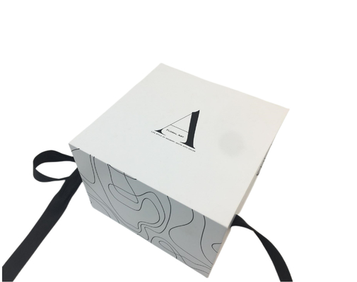 Buen precio Empaquetado doble roscado del huevo de la caja de regalo de la Navidad de la pintada del doblez de la mitad de la abertura de la cinta en línea