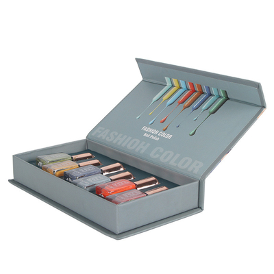 Buen precio Caja de encargo de lujo de la botella del cuidado del clavo del gel del esmalte de uñas de Logo Printed Paper Empty Cosmetic en línea