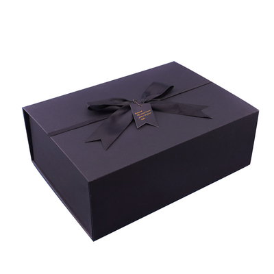 Buen precio Caja de regalo cosmética del paquete de la caja del boutique blanco cosmético de lujo de encargo del negro en línea