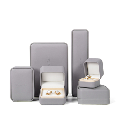 Buen precio Collar de encargo Ring Box de la pulsera de Logo Leather Jewelry Box Earring en línea