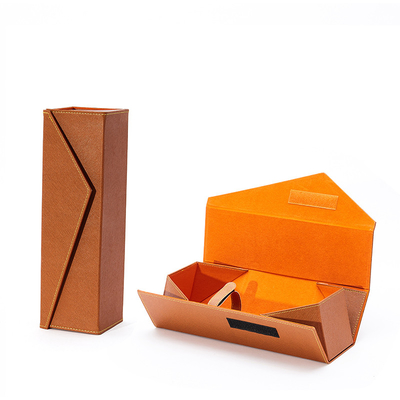 Buen precio Cajas de regalo de empaquetado de cuero clásicas de la PU del vino con los accesorios en línea