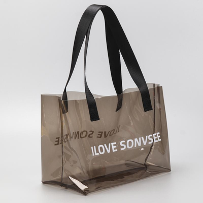 Buen precio PVC transparente Tote Bag de Holograhicp Tote Shopping Bag Laser Clear en línea