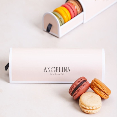 Buen precio Aduana del cartón de la caja de regalo de Macaron de la Navidad de las galletas en línea